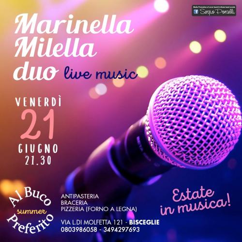 Estate in musica - Marinella Milella live duo a Bisceglie