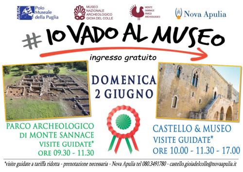 2 giugno 2019 #IOVADOALMUSEO Nazionale Archeologico - Castello Normanno Svevo di Gioia del Colle