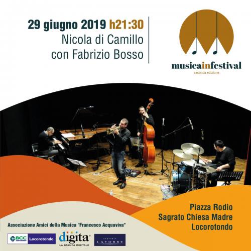 Musica in Festival - Nicola di Camillo Trio feat. Fabrizio Bosso