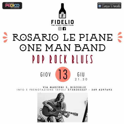 One man band - Rosario Le Piane live a Bisceglie