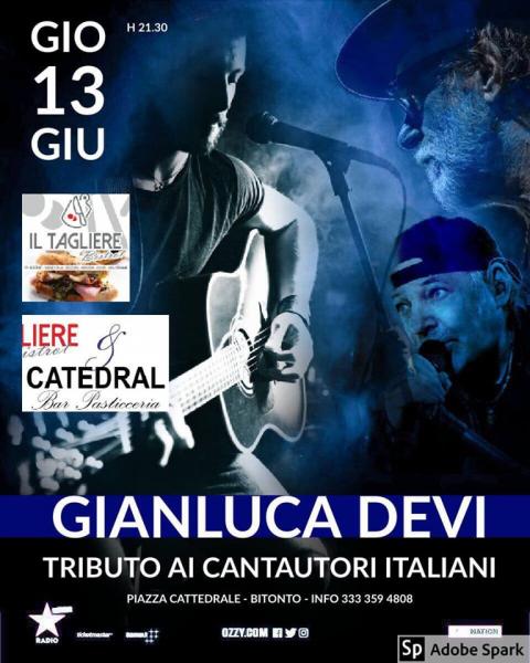 Gianluca Devi - Tributo ai Cantautori Italiani @ Piazza Cattedrale