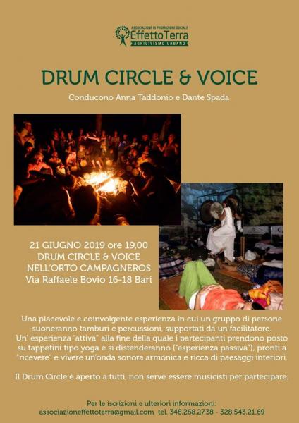 Drum Circle & Voice