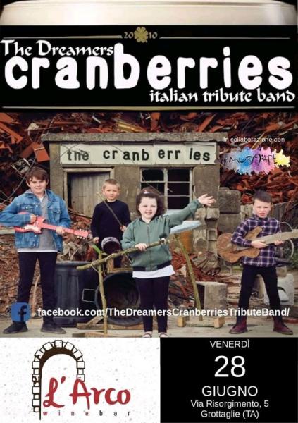The Dreamers Cranberries tribute band live all'Arco Wine bar