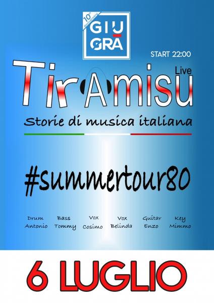 Tiramisù live "Storie di Musica Italiana"