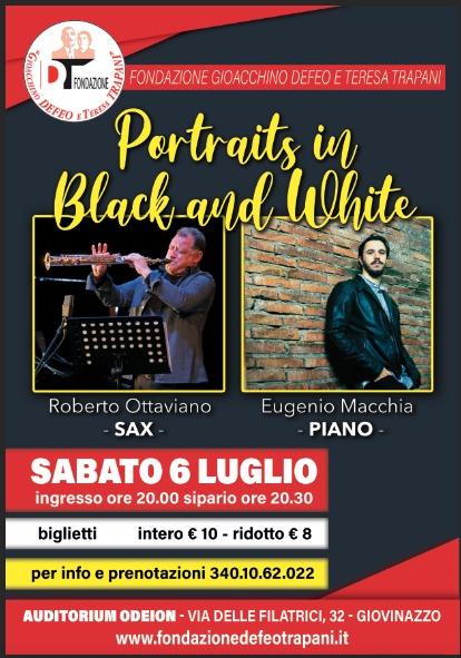 Sabato prossimo il concerto jazz “Portraits in black and white"  con Roberto Ottaviano ed Eugenio Macchia