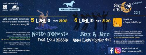 Notte d'Oriente e Jazz & Jazzi