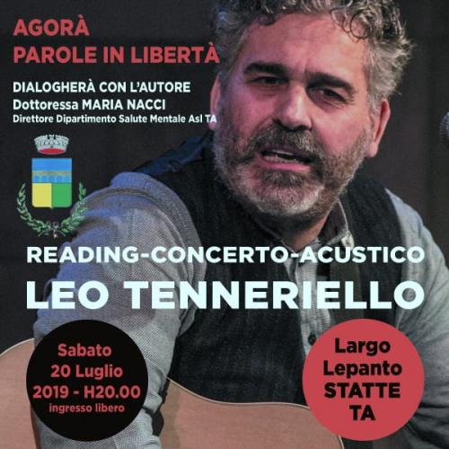 AGORA' PAROLE IN LIBERTA'-Incontro con l'autore"LEO TENNERIELLO"
