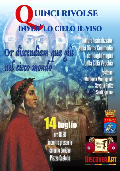 "QUINCI RIVOLSE INVER' LO CIELO IL VISO"-Visita guidata teatralizzata nella Città Vecchia