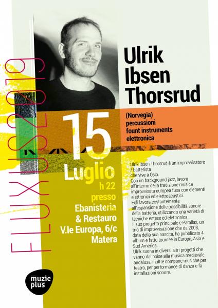 FluxUs #13 - Ulrik Ibsen Thorsrud solo drum