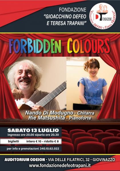 Al teatro Odeion sabato prossimo “Forbidden colours" con Rie Matsushita e Nando Di Modugno