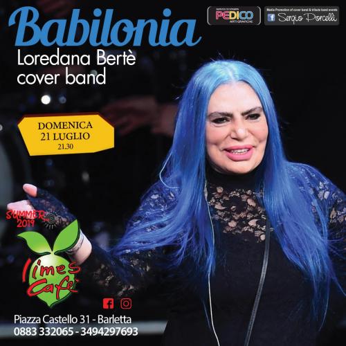 Babilonia - Bertè coverband a Barletta
