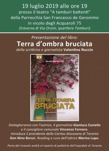 Presentazione del libro TERRA D’OMBRA BRUCIATA