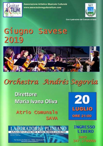 Concerto ORCHESTRA "Andrés Segovia" -GIUGNO SAVESE