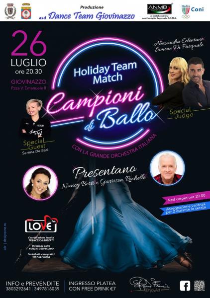 Campioni di Ballo 2019, Garrison Rochelle e Nancy Berti condurranno la quarta edizione