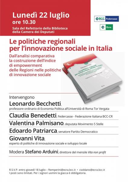 Le politiche regionali per l'innovazione sociale in Italia