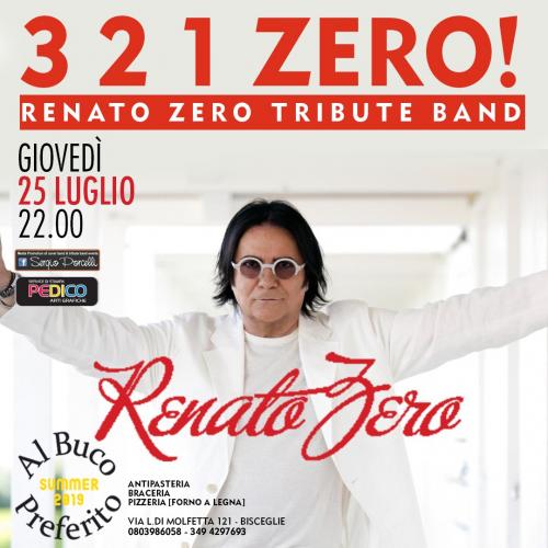 3 2 1 Zero tribute band Renato Zero a Bisceglie