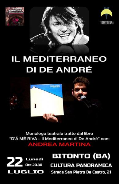 Il Mediterraneo di De André spettacolo di  Andrea Martina