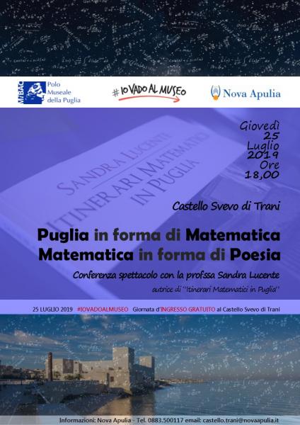 Puglia in forma di matematica, Matematica in forma di poesia