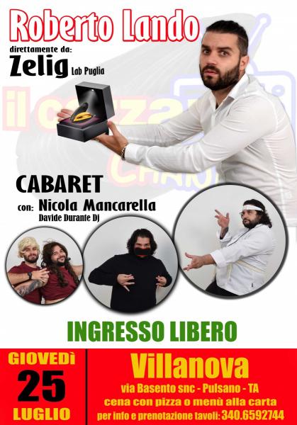 Cabaret show - con Roberto Lando (cozzaro channel)