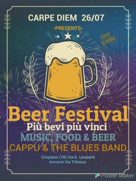 Beer festival live Cappu & the blue band