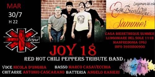 Joy 18 Red Hot Chili Peppers tribute band live @Casa Bieretheque