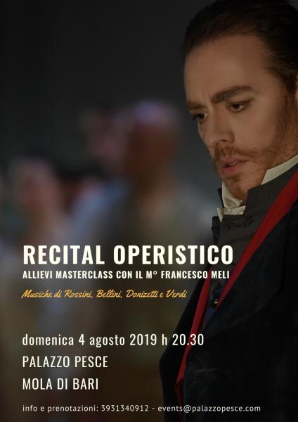 Recital operistico [Allievi della Masterclass con il M° Francesco Meli]