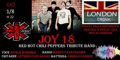 Joy 18 Red Hot Chili Peppers tribute band live @London drink