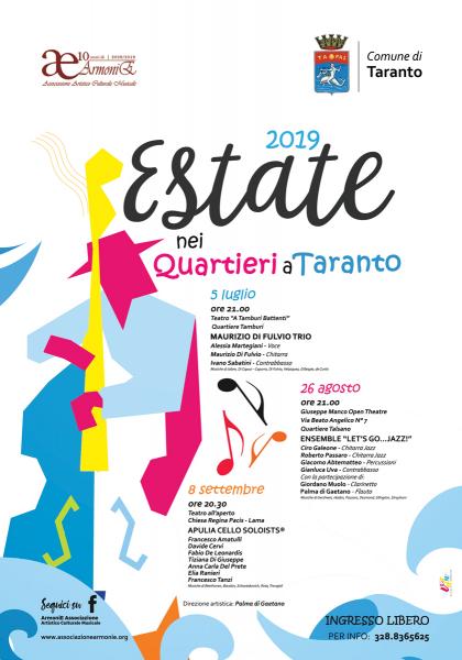 Let's Go...Jazz!                         Estate nei Quartieri