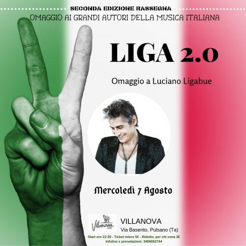 Rassegna "Omaggio ai grandi autori della musica italiana: Liga 2.0 in concerto/ tributo a Ligabue