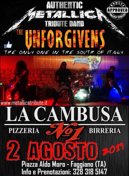 Metallica Tribute Unforgivens LIVE Cambusa Pub - Faggiano (TA)