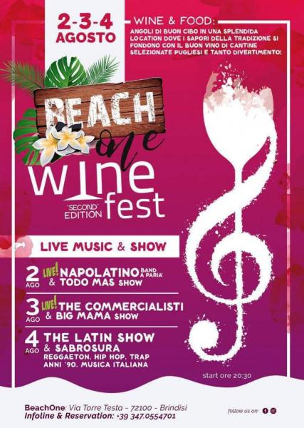 Beach One / Wine Fest – II edizione