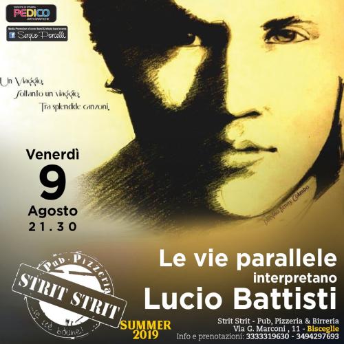 Le vie parallele interpetrano Lucio Battisti a Bisceglie