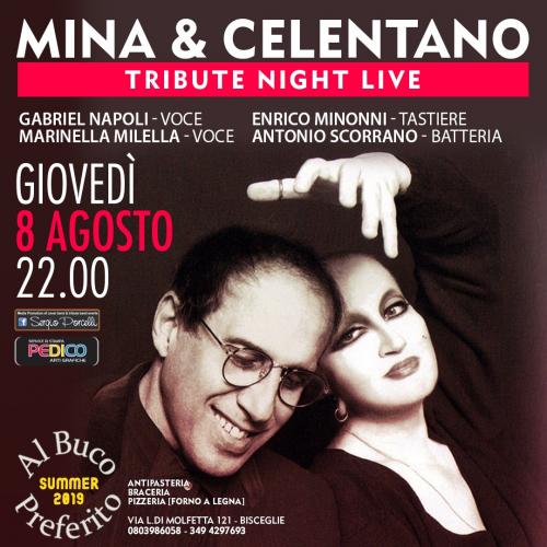 Mina & Celentano tribute night live a Bisceglie