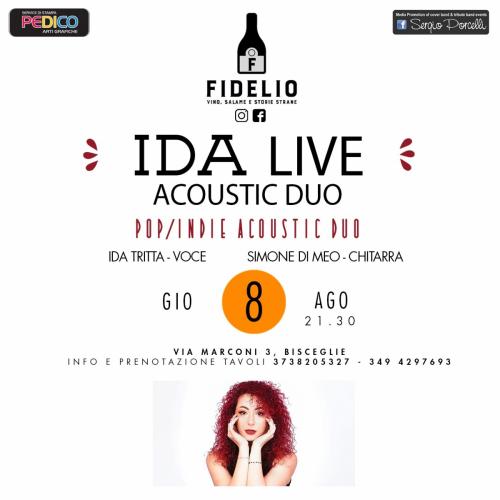 Ida live - acoustic duo a Bisceglie