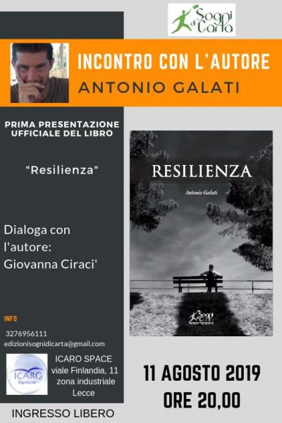 “Resilienza” di Antonio Galati all’Icaro Space di Lecce