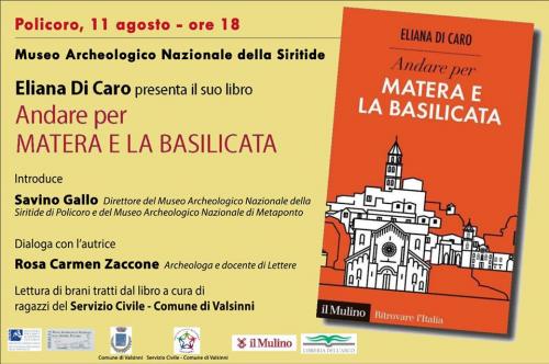 Presentazione del libro "Andare per MATERA E LA BASILICATA" di Eliana Di Caro