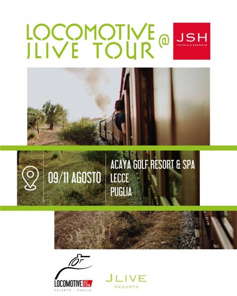 Torna il weekend del Locomotive JLive Tour nell'Acaya Golf Resort & SPA