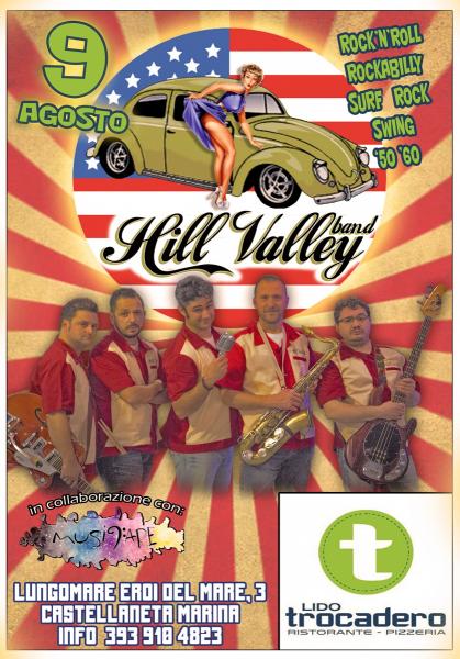 Hill Valley band live a Lido Trocadero di Castellaneta Marina