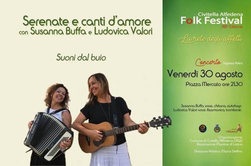 Susanna Buffa e Ludovica Valori, serenate e canti d'amore