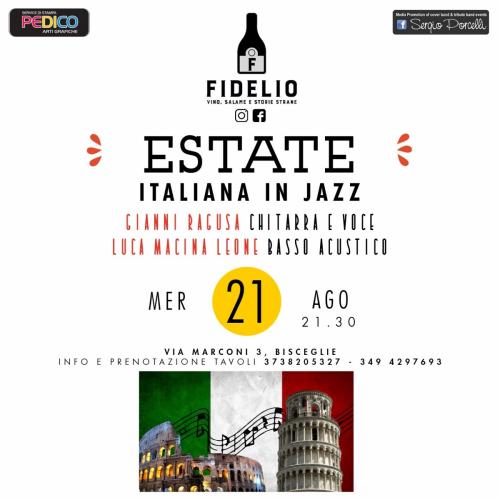 Estate - Italiana in jazz - Gianni Ragusa live a Bisceglie