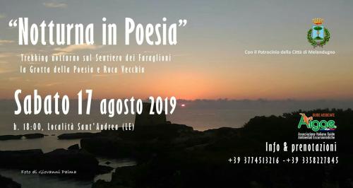 "Notturna in Poesia"...      Trekking notturno sul Sentiero dei Faraglioni, la Grotta della Poesia e Roca Vecchia