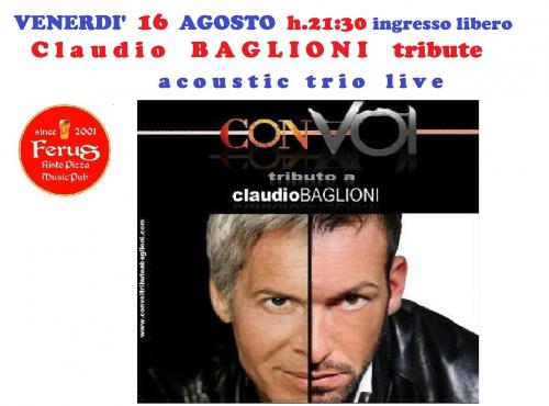 Claudio Baglioni Acoustic Tribute live at FERUS  con i "Con Voi "