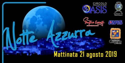 on stage la Notte Azzurra a Mattinata
