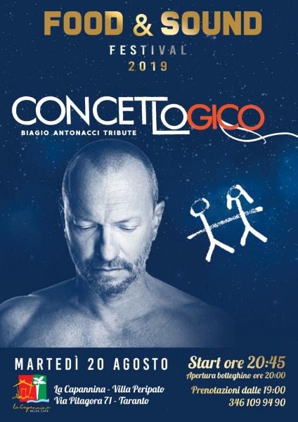 Concetto Logico - tribut Biagio Antonacci Food and Sound festival