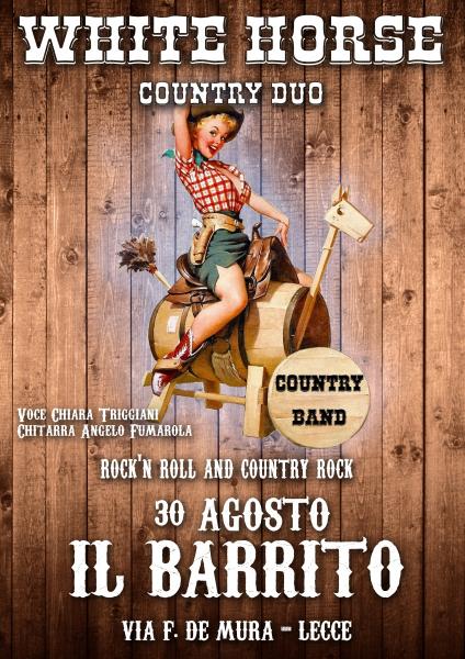 White Horse Country duo live a Lecce