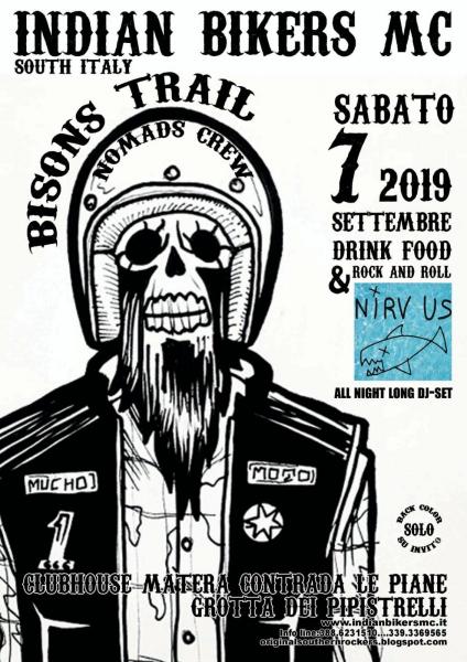 BISONS TRAIL 2019 Indian Bikers MC Nomads