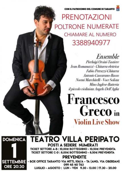 Francesco Greco - Violino Live Show