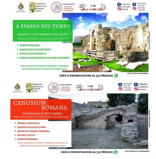 le passeggiate archeologiche a Canosa di Puglia:un week end ricco di storia