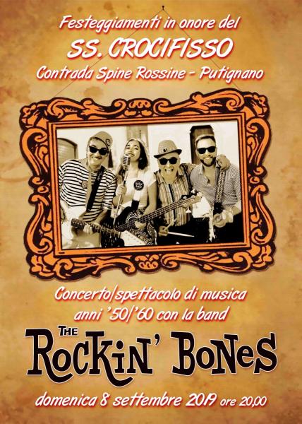 Concerto/spettacolo di musica anni '50/'60 con the ROCKIN' BONES