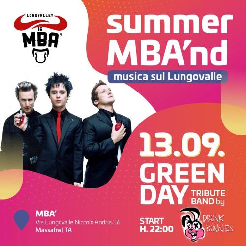 GREEN DAY tribute live at MBA' Hamburgeria - Massafra